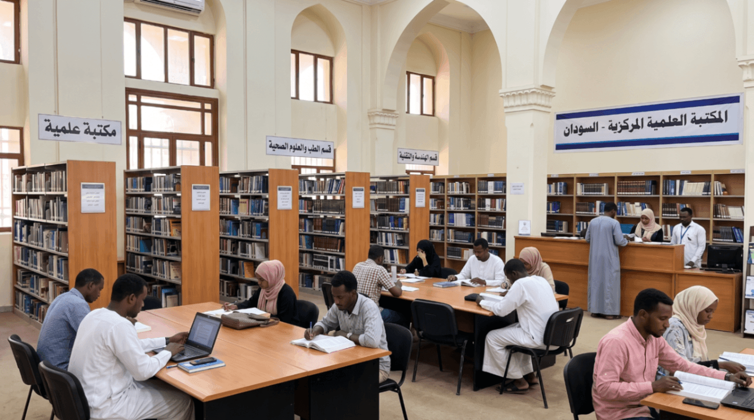 مكتبة علمية